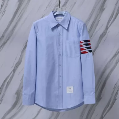 25新作 コラボ THOM BROWNE トムブラウン シャツ 0=S 1=M 2=L 3=XL 4=XXL