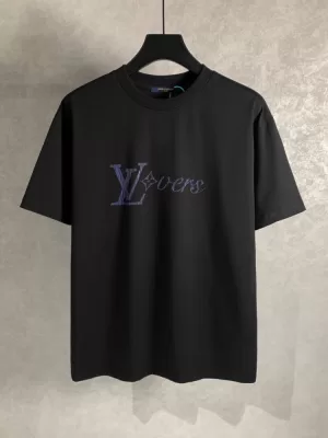 LOUIS VUITTONルイヴィトン 2025新作 クルーネック 半袖Tシャツ ビビッド