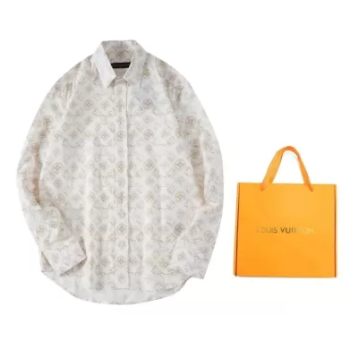 25新作 手作り LOUIS VUITTON ルイヴィトン シャツ XS S M L