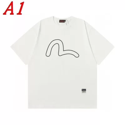 2025新作 EVISUエヴィス クルーネック 半袖Tシャツ ノスタルジック