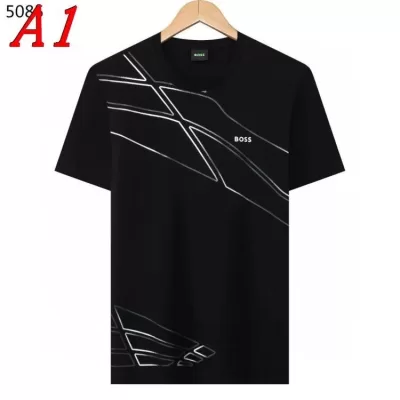 2025新作 HUGO BOSSヒューゴボス クルーネック 半袖Tシャツ ノスタルジック