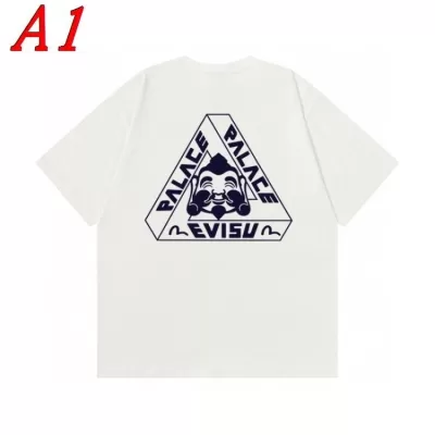 2025新作 EVISUエヴィス クルーネック 半袖Tシャツ フューチャリスティック
