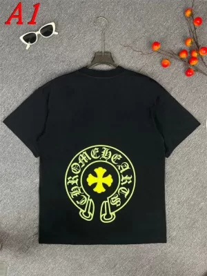CHROME HEARTSクロムハーツ 2025新作 クルーネック 半袖Tシャツ ルーズフィット
