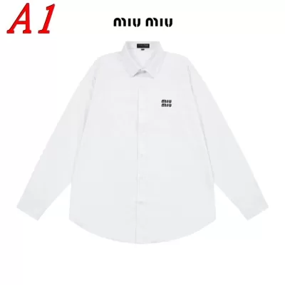25新作 新登場 MIU MIU ミュウミュウ シャツ M L XL XXL XXXL