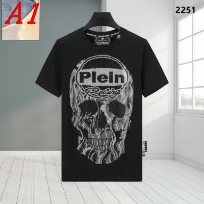 2025新作 PHILIPP PLEINフィリッププレイン ラウンドネック 半袖Tシャツ   ユニーク