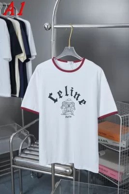 2025新作 CELINEセリーヌ ラウンドネック 半袖Tシャツ   カジュアル