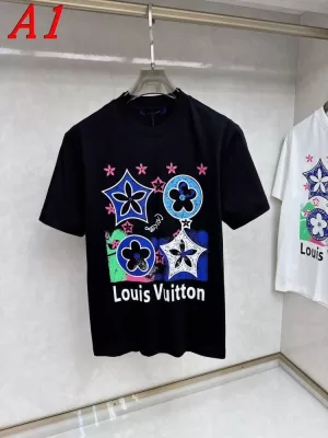 LOUIS VUITTONルイヴィトン 2025新作 クルーネック 半袖Tシャツ ミステリアス