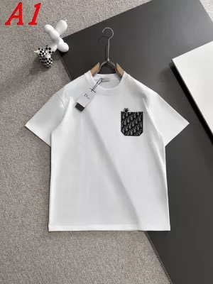 2025新作 DIORディオール ラウンドネック 半袖Tシャツ オフィスカジュアル