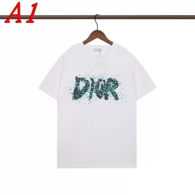 2025新作 DIORディオール クルーネック 半袖Tシャツ スマート