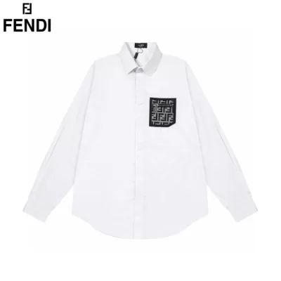 25新作 本物素材 FENDI フェンデイ シャツ M L XL XXL