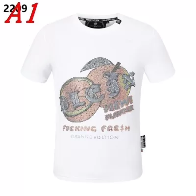 PHILIPP PLEINフィリッププレイン 2025新作   ラウンドネック 半袖Tシャツ   アンニュイ