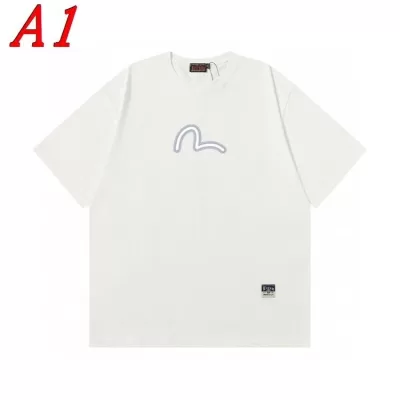 EVISUエヴィス 2025新作 ラウンドネック 半袖Tシャツ セレンディピティ