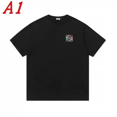 LOEWEロエベ 2025新作   ラウンドネック 半袖Tシャツ   ロゴプリント