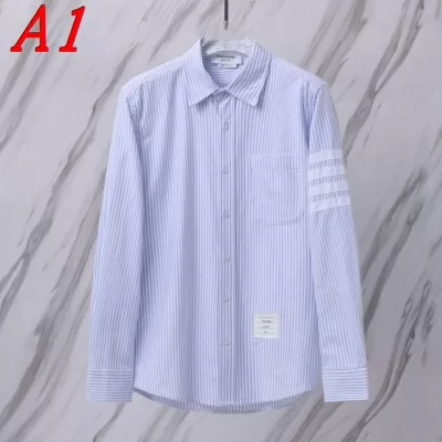 25新作 モダン THOM BROWNE トムブラウン シャツ 0=S 1=M 2=L 3=XL 4=XXL
