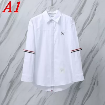 25新作 お得 THOM BROWNE トムブラウン シャツ 0=S 1=M 2=L 3=XL 4=XXL