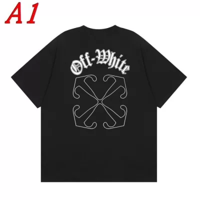 OFF-WHITEオフホワイト 2025新作 クルーネック 半袖Tシャツ ビビッド