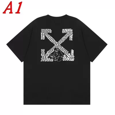 OFF-WHITEオフホワイト 2025新作 クルーネック 半袖Tシャツ ディープ