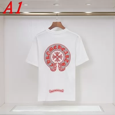 2025新作 CHROME HEARTSクロムハーツ ラウンドネック 半袖Tシャツ   ミニマリズム