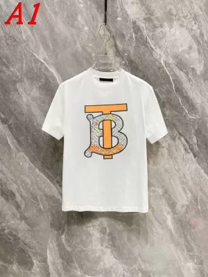 BURBERRYバーバリー 2025新作   ラウンドネック 半袖Tシャツ   デジタルプリント