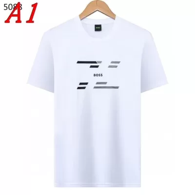2025新作 HUGO BOSSヒューゴボス ラウンドネック 半袖Tシャツ ディープ