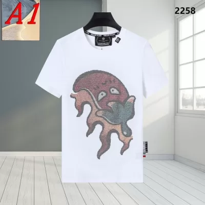 2025新作 PHILIPP PLEINフィリッププレイン ラウンドネック 半袖Tシャツ アウトドア対応