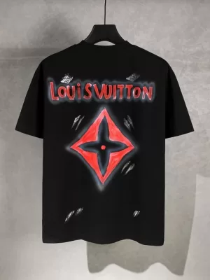 LOUIS VUITTONルイヴィトン 2025新作 ラウンドネック 半袖Tシャツ スポーティ