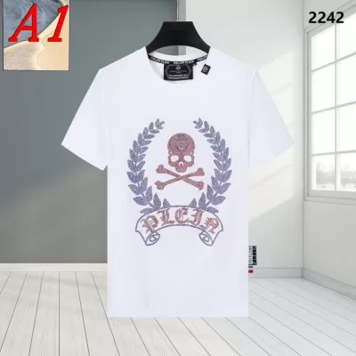 PHILIPP PLEINフィリッププレイン 2025新作   ラウンドネック 半袖Tシャツ   エモーショナル