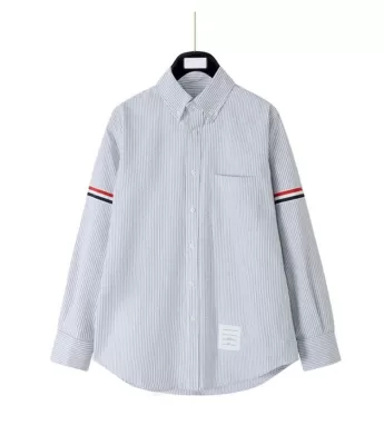 25新作 アフターサービス THOM BROWNE トムブラウン シャツ 0=S 1=M 2=L 3=XL 4=XXL