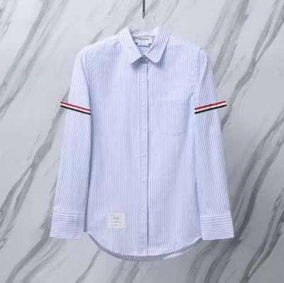 25新作 ギフト THOM BROWNE トムブラウン シャツ 0=S 1=M 2=L 3=XL 4=XXL