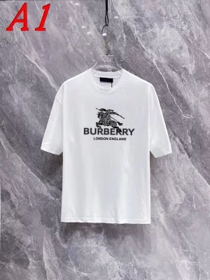 BURBERRYバーバリー 2025新作   ラウンドネック 半袖Tシャツ   ステートメント