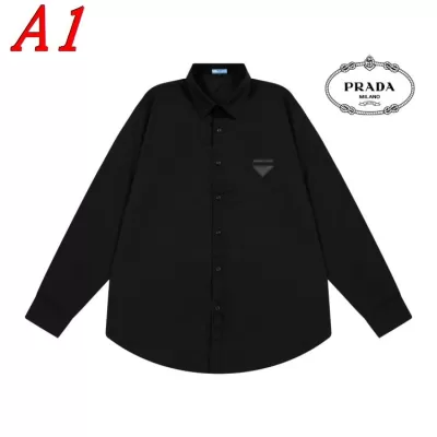 25新作 話題 PRADA プラダ シャツ 39=M 40=L 41=XL 42=XXL 43=XXXL