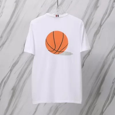 2025新作 THOM BROWNEトムブラウン ラウンドネック 半袖Tシャツ   エキサイティング
