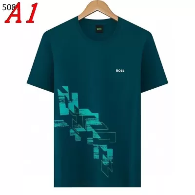 2025新作 HUGO BOSSヒューゴボス ラウンドネック 半袖Tシャツ ビビッド