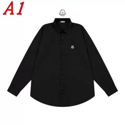 25新作 セール MONCLER モンクレール シャツ 39=M 40=L 41=XL 42=XXL 43=XXXL