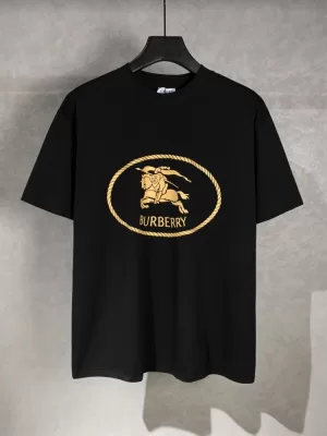 2025新作 BURBERRYバーバリー ラウンドネック 半袖Tシャツ   ルーズフィット