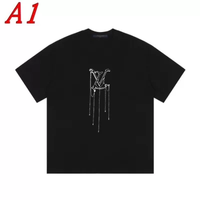 2025新作 LOUIS VUITTONルイヴィトン クルーネック 半袖Tシャツ インスタ映え