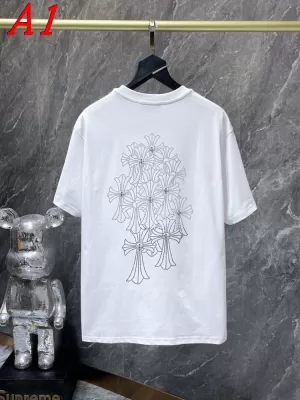 CHROME HEARTSクロムハーツ 2025新作   ラウンドネック 半袖Tシャツ   リベラル