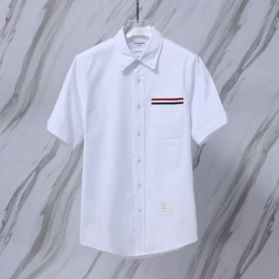 25新作 注目 THOM BROWNE トムブラウン シャツ 0=S 1=M 2=L 3=XL 4=XXL