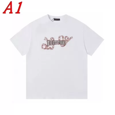 2025新作 LOUIS VUITTONルイヴィトン ラウンドネック 半袖Tシャツ フューチャリスティック