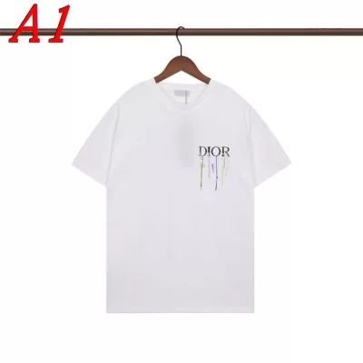 2025新作 DIORディオール クルーネック 半袖Tシャツ ノンフィクション