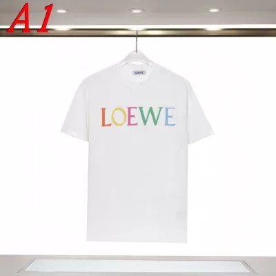 2025新作 LOEWEロエベ ラウンドネック 半袖Tシャツ   モード系