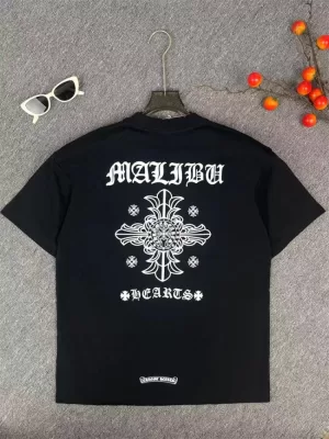 2025新作 CHROME HEARTSクロムハーツ クルーネック 半袖Tシャツ フェミニン