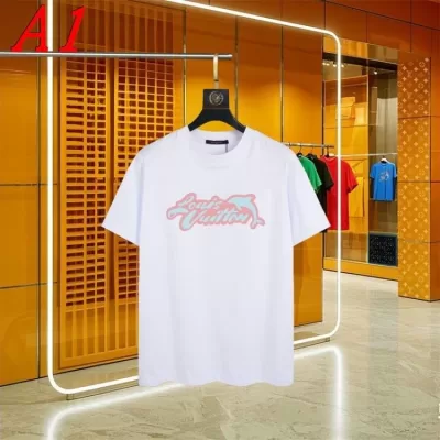 LOUIS VUITTONルイヴィトン 2025新作 ラウンドネック 半袖Tシャツ ソフィスティケート
