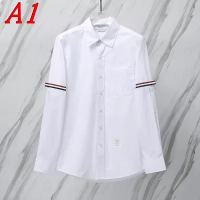 25新作 バーゲン THOM BROWNE トムブラウン シャツ 0=S 1=M 2=L 3=XL 4=XXL