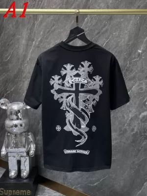 CHROME HEARTSクロムハーツ 2025新作   ラウンドネック 半袖Tシャツ   ストリート系