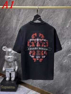 CHROME HEARTSクロムハーツ 2025新作 クルーネック 半袖Tシャツ フューチャリスティック