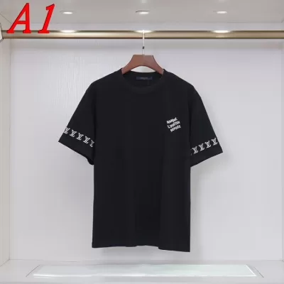 2025新作 LOUIS VUITTONルイヴィトン クルーネック 半袖Tシャツ ヴィンテージ風