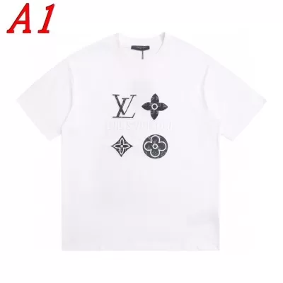 LOUIS VUITTONルイヴィトン 2025新作 ラウンドネック 半袖Tシャツ リラックス感