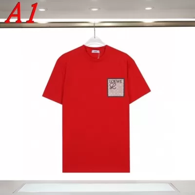 2025新作 LOEWEロエベ ラウンドネック 半袖Tシャツ   ディープ