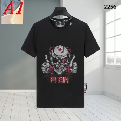 2025新作 PHILIPP PLEINフィリッププレイン ラウンドネック 半袖Tシャツ マルチシーズン